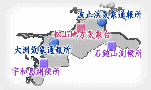 県内気象官署図