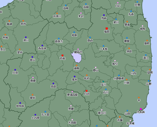 観測所配置図