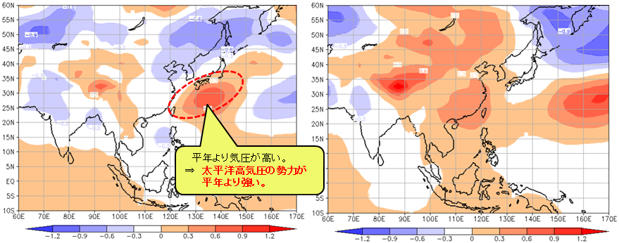 中国地方の天候