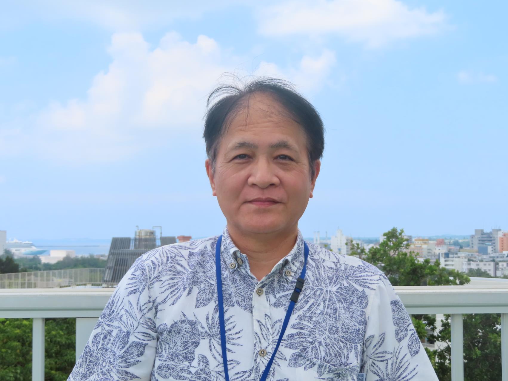 石垣島気象台長顔写真