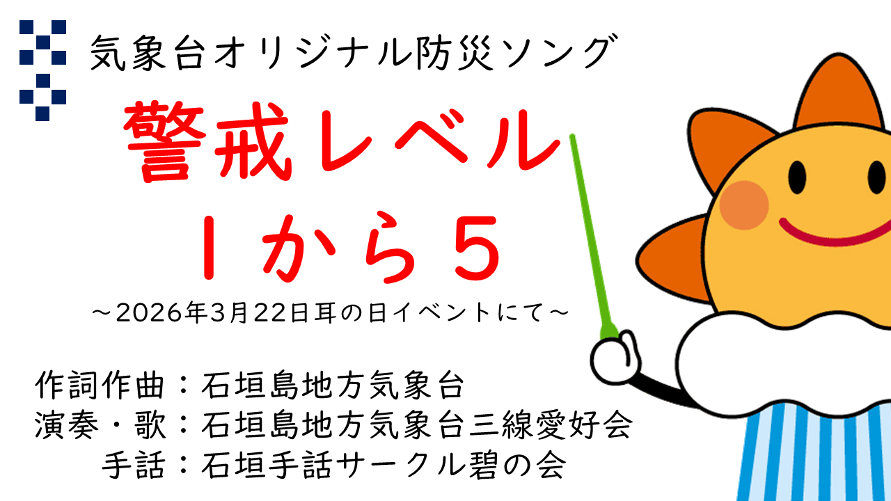 警戒レベル１から５