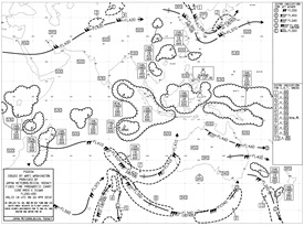 国際航空用悪天予想図