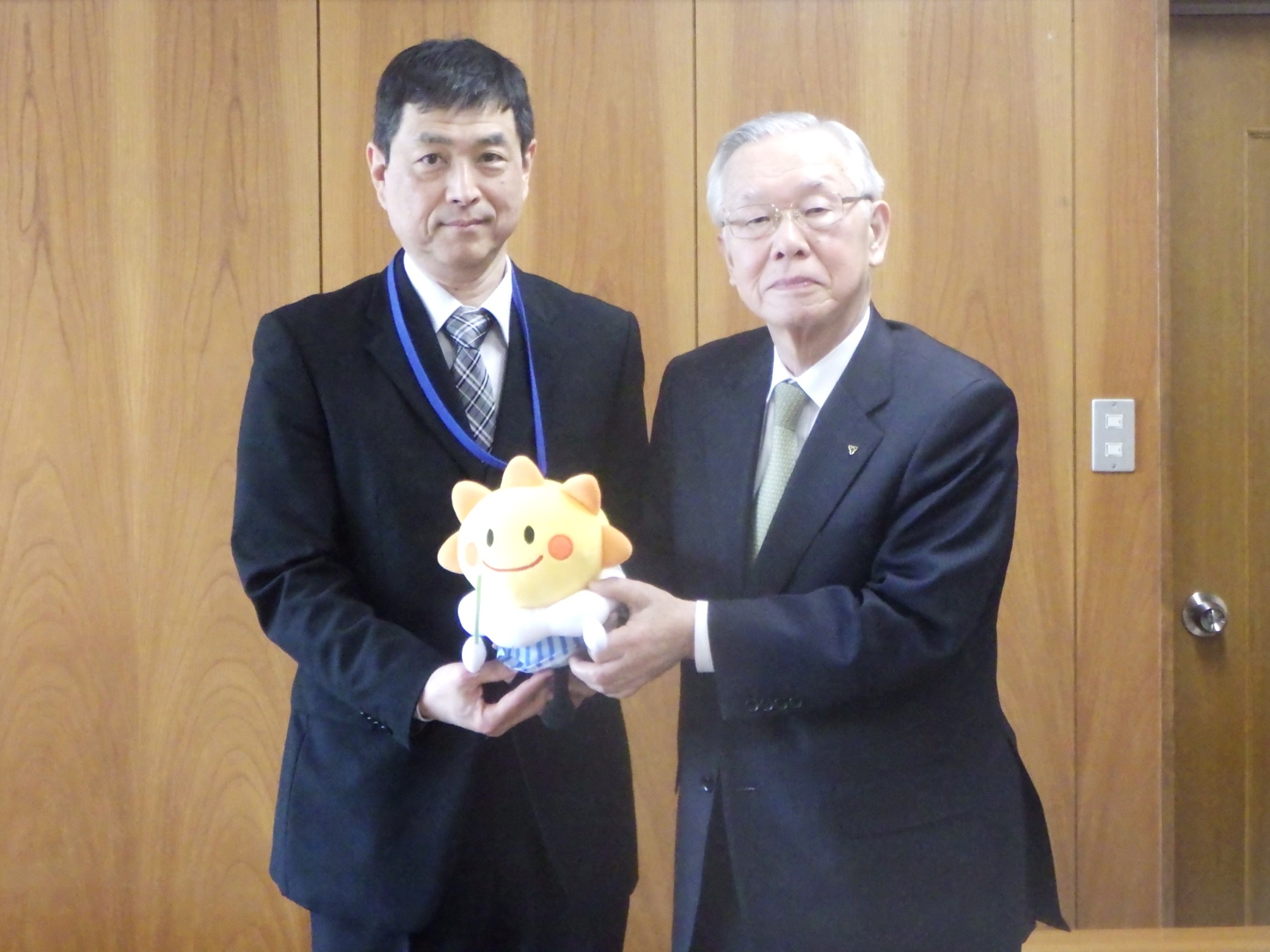 谷口市長と気象台長