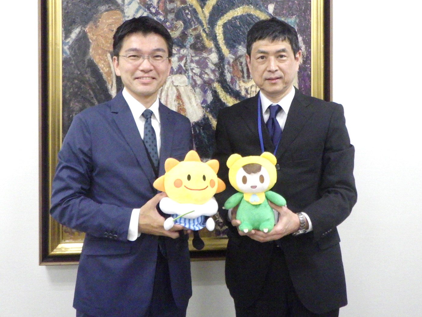 吉平市長と気象台長