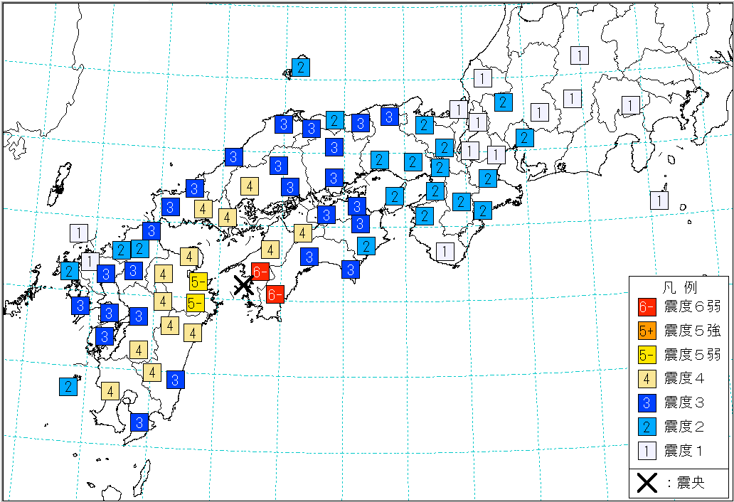 豊後水道の地震（2024年）