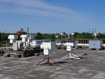 紫外線および日射放射観測の写真