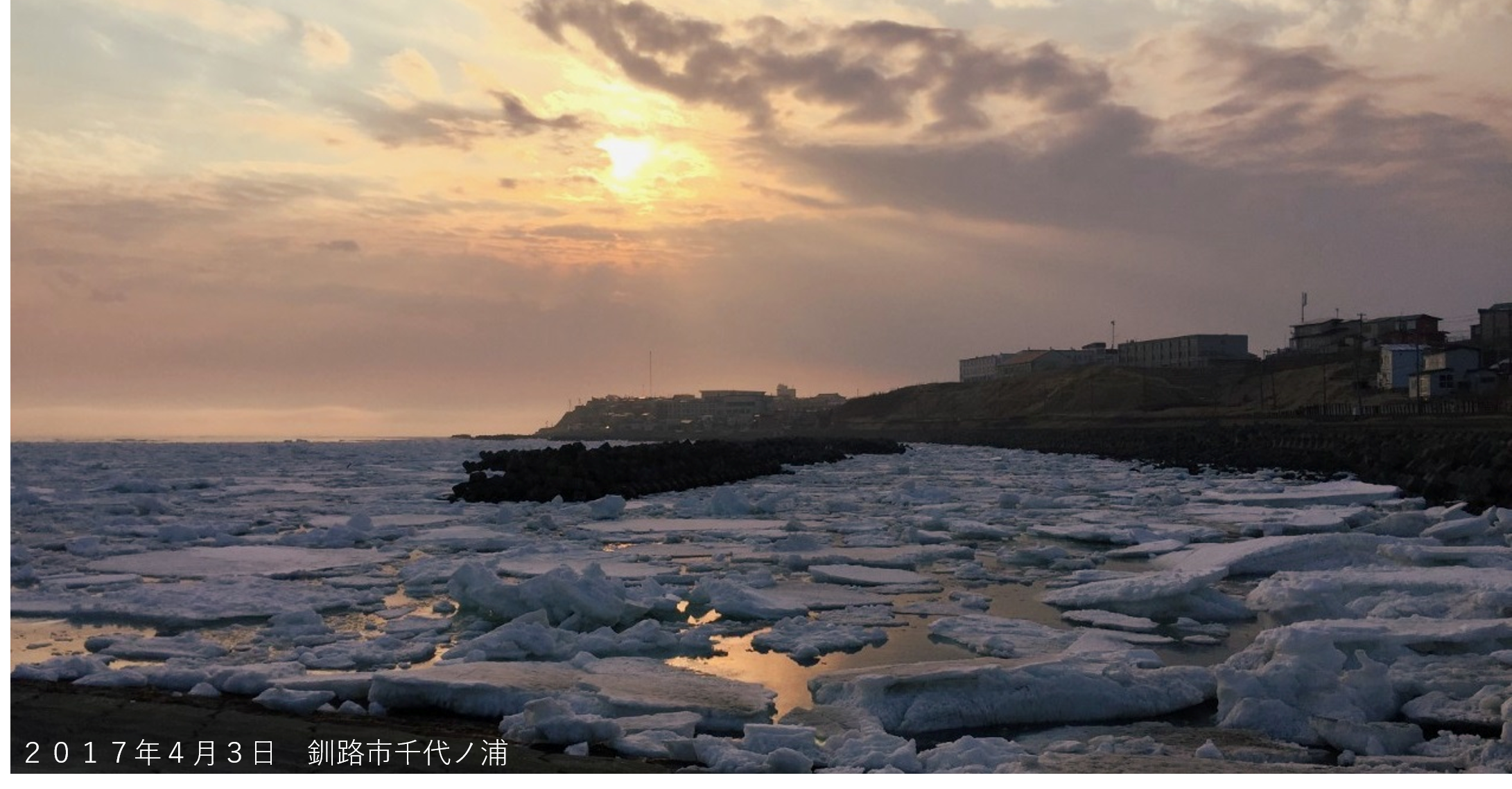 流氷の写真