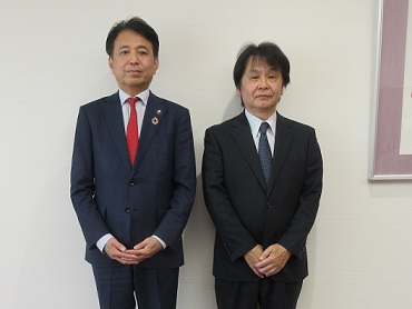 飯塚市長との写真