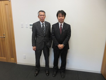 池田町長との写真