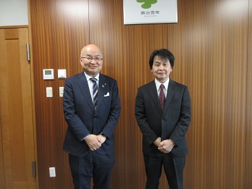 糸原町長との写真