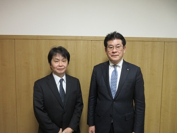 下森町長との写真