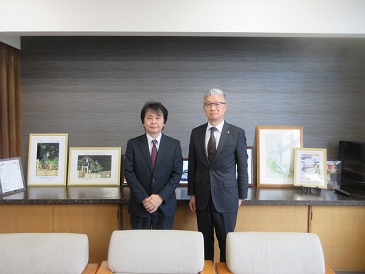 岩本町長との写真
