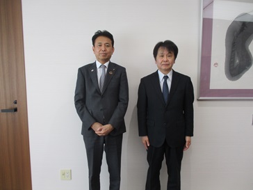飯塚市長との写真