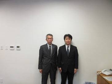 池田町長との写真