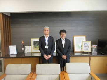 岩本町長との写真