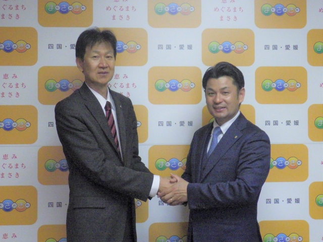 松前町長との懇談写真