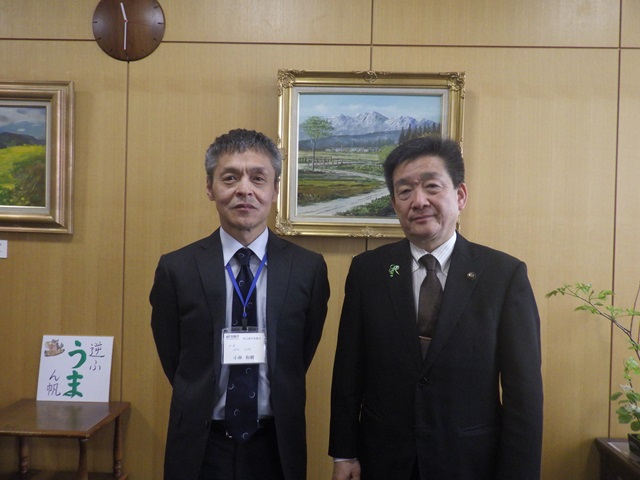 四国中央市長との懇談写真
