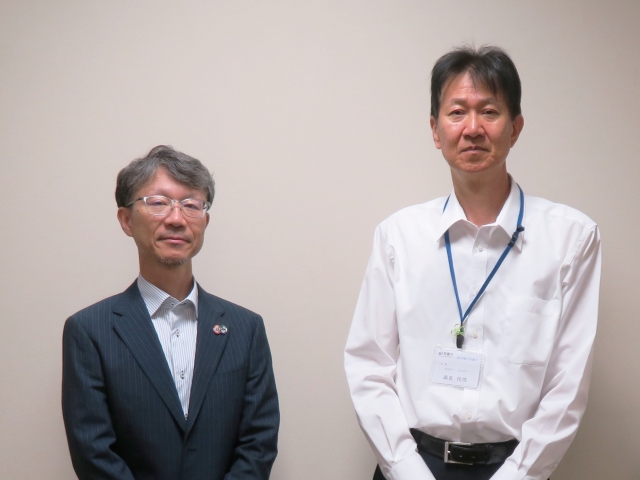 松山河川国道事務所長との懇談写真