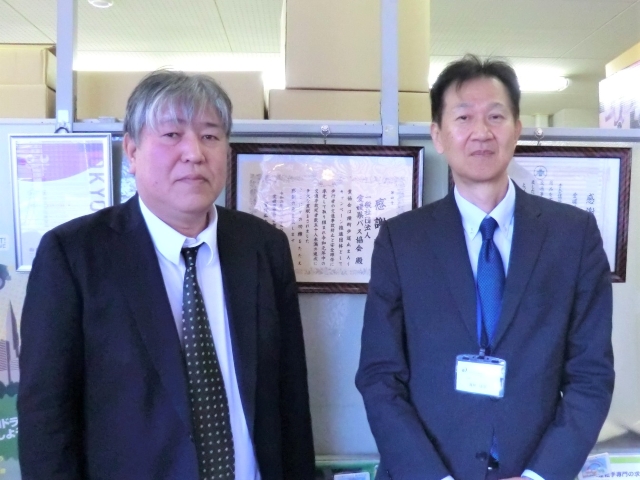 愛媛県バス協会専務理事との懇談写真