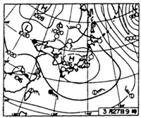 春の天気図