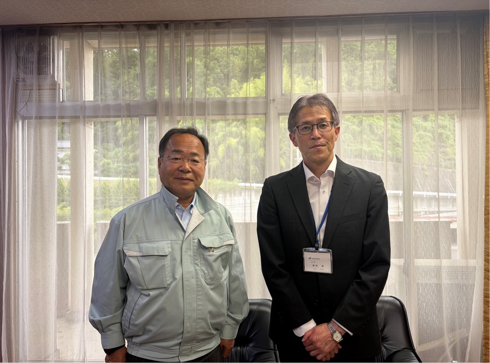 仲嶋町長と気象台長