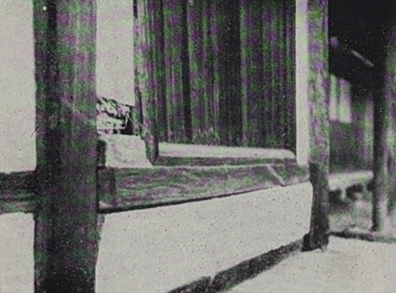 唐招提寺の建物(鎌倉時代)の側面の破損