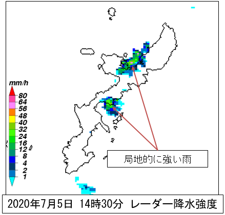 レーダー画像