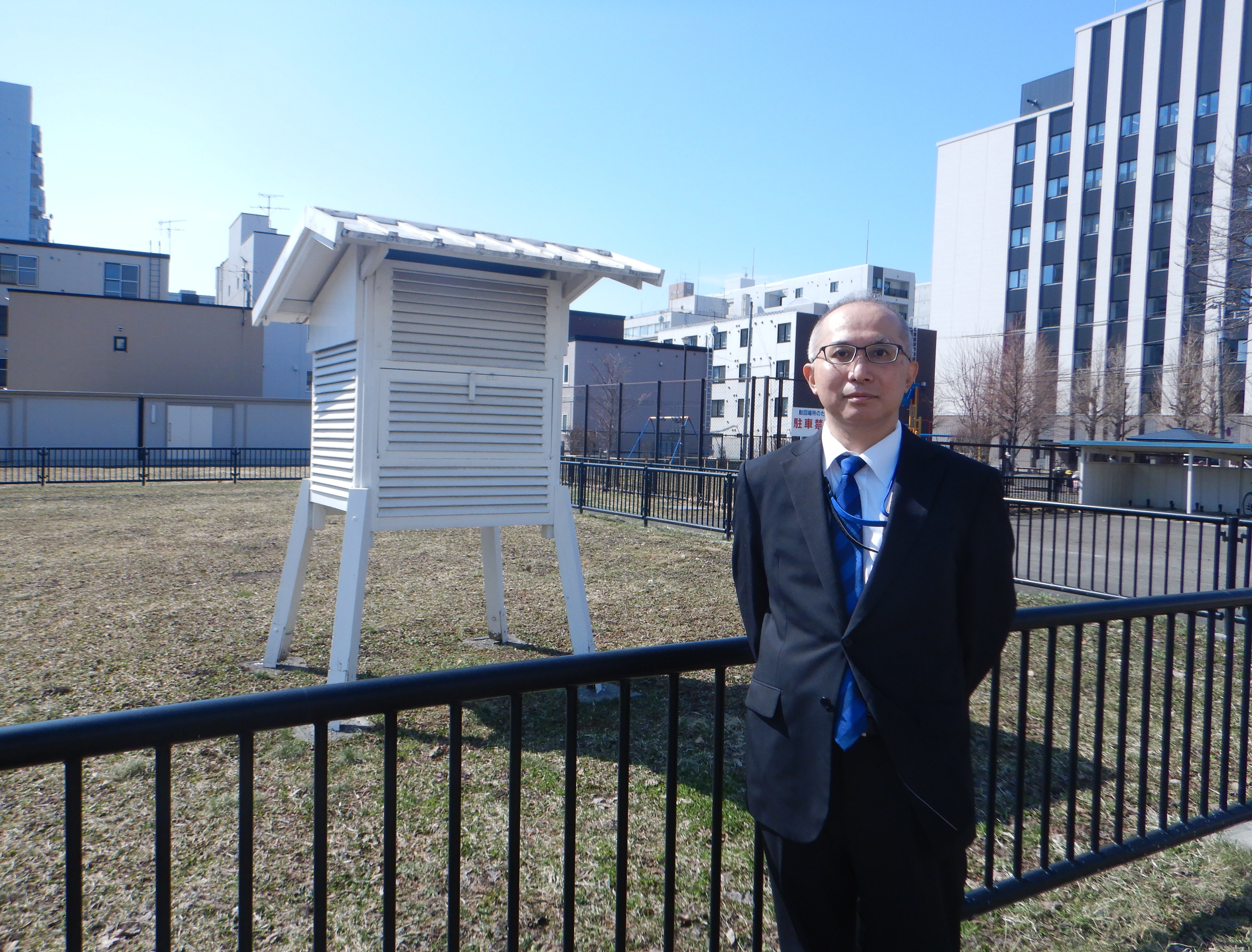 札幌管区気象台長　酒井　喜敏