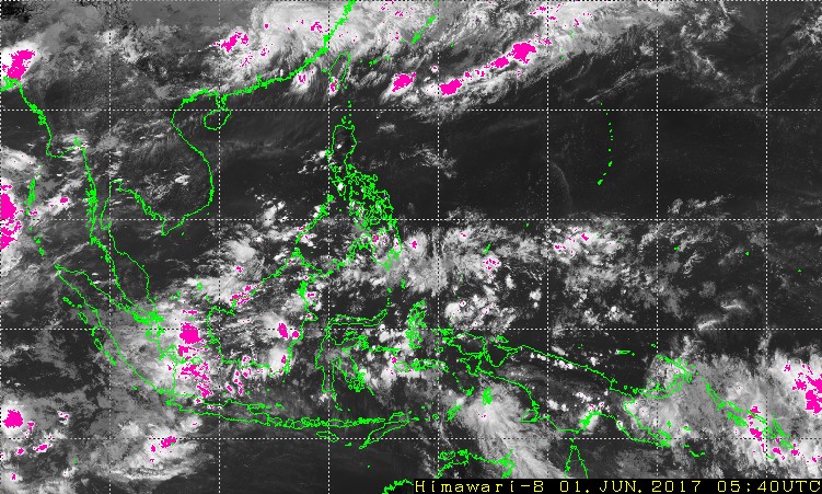 強雨ポテンシャル域画像