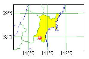 1956年9月30日の地震の震央