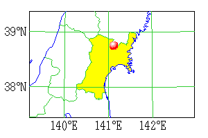 1962年4月30日の地震の震央