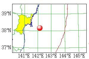 1978年6月12日の地震の震央