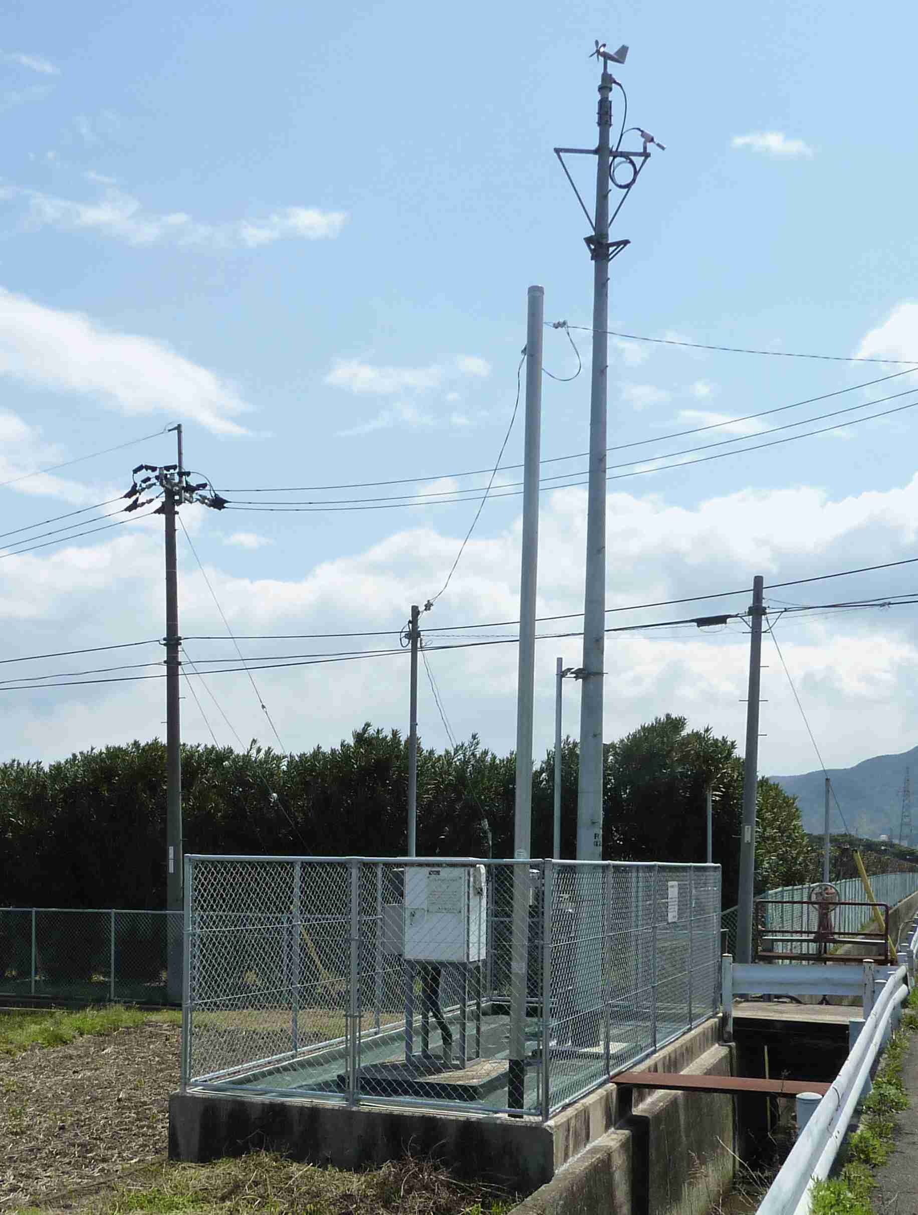 引田のアメダス全景