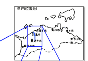 祓川橋水位基準観測所図