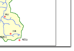 祓川橋水位基準観測所図