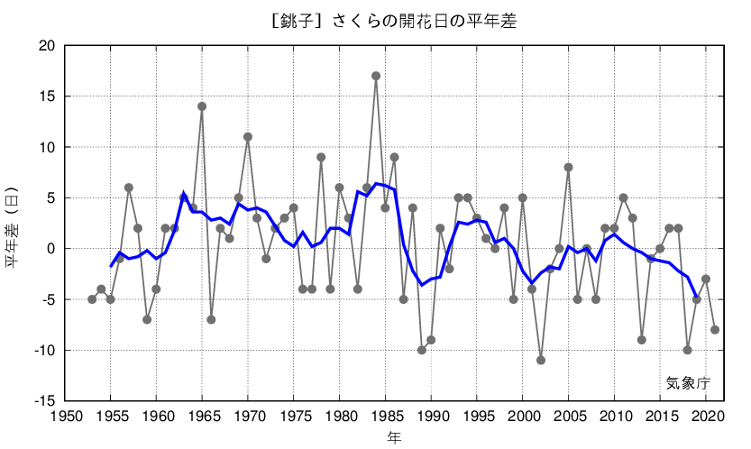 さくら開花日