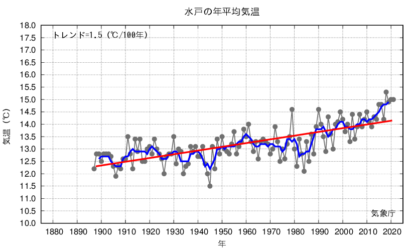 水戸_年平均気温