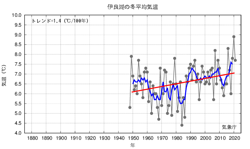 伊良湖_冬平均気温