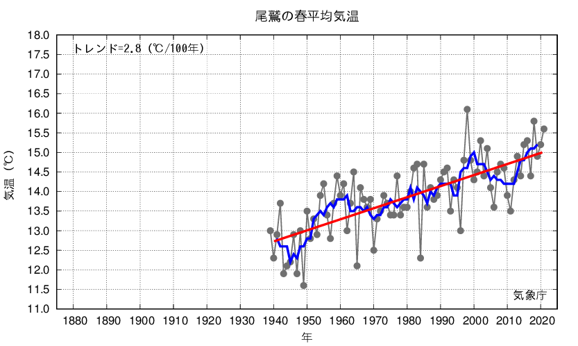 尾鷲_春平均気温