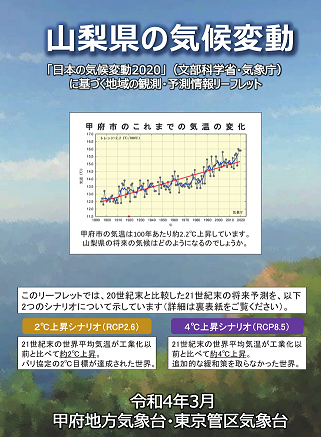 山梨県のリーフレット