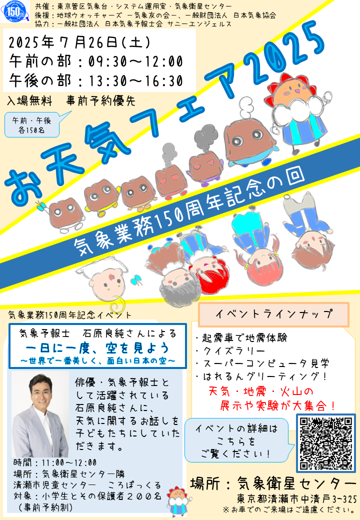 お天気フェア2025のポスター