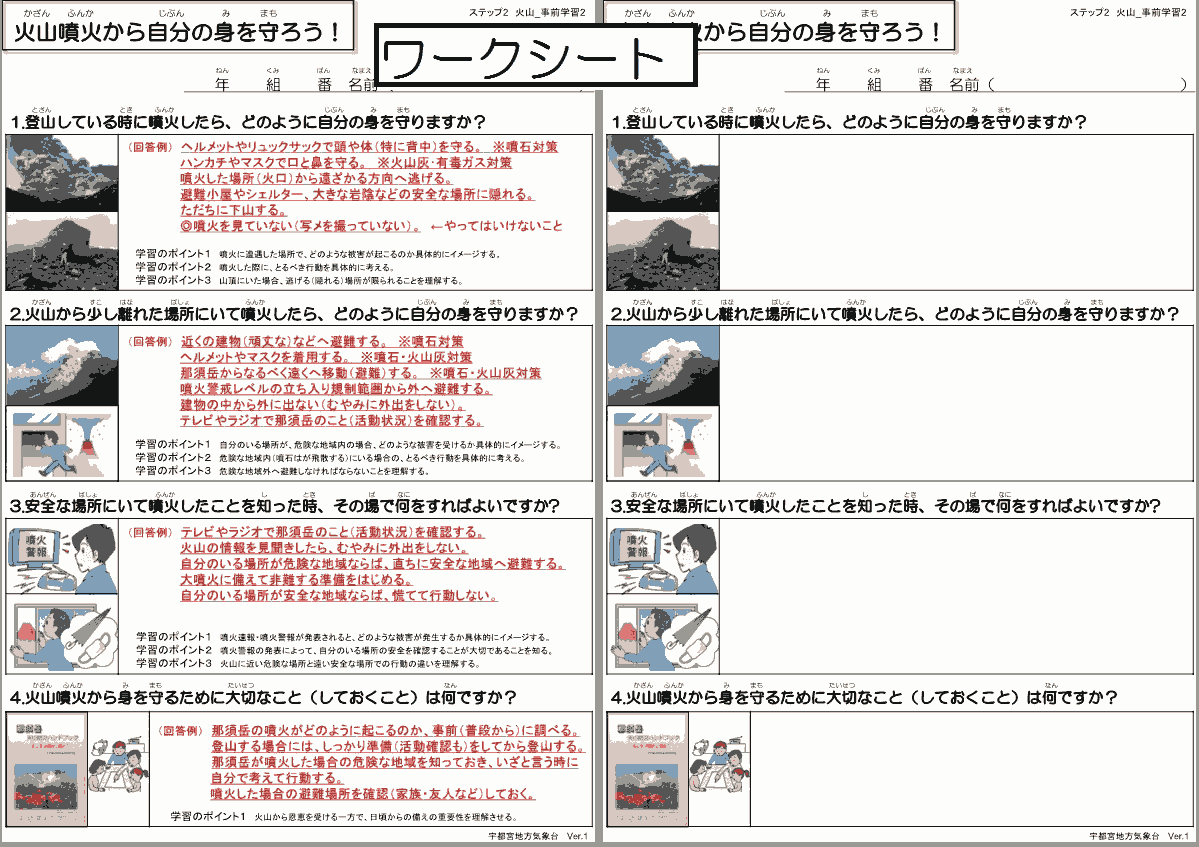 ステップ２_事前学習・ワークシート