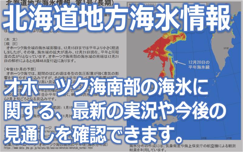 北海道地方海氷情報