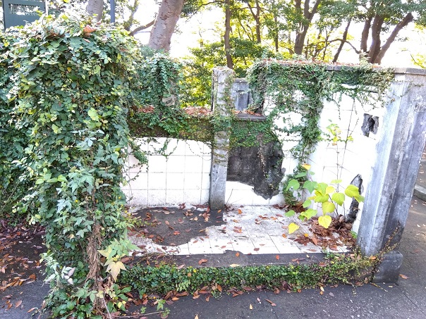 再建後焼失した旧フランス領事館遺構